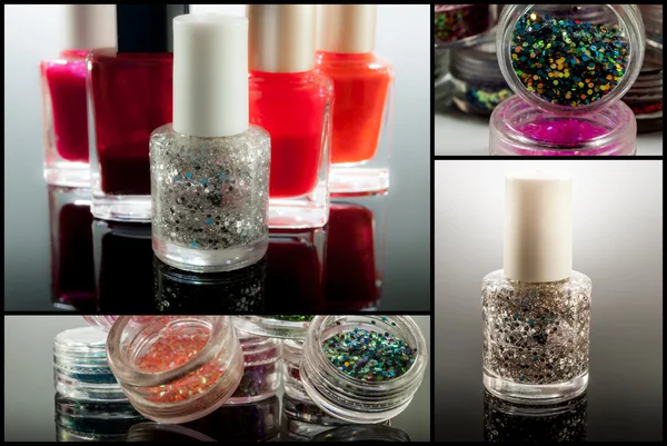 Collection of nail polish — Stock Photo, Image