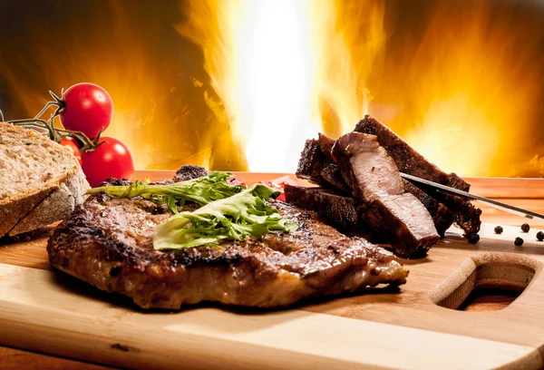 Bistecca al collo — Foto Stock