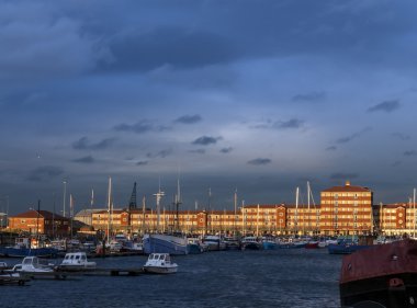 Hartlepool marina, İngiltere