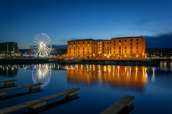 Albert dock w Liverpoolu w Anglii — Zdjęcie stockowe