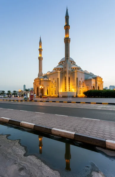 Al noor moskee, sharjah uae. — Stockfoto