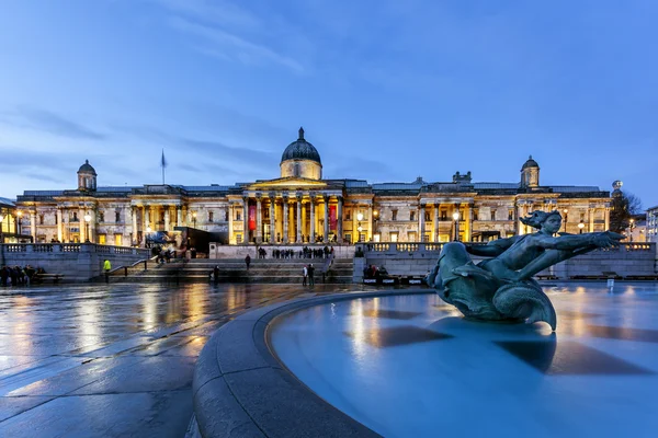 Портретная галерея Трафальгарской площади Лондона — стоковое фото