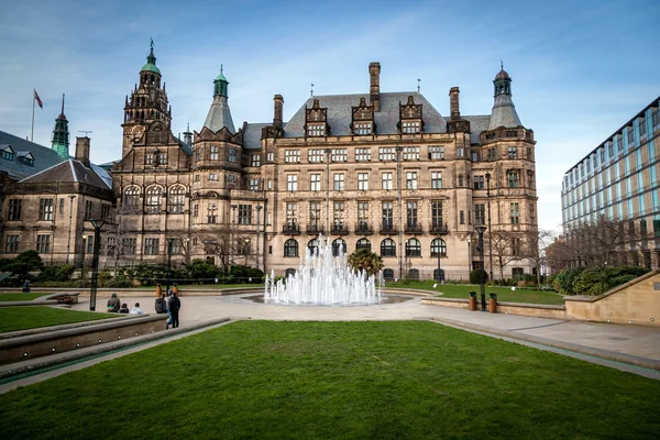 Sheffield Town hall Grass — Stock Photo, Image