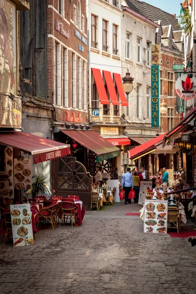 Market street en Bruselas Bélgica —  Fotos de Stock