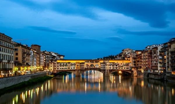 Ponte vecchio we Florencji Włochy — Zdjęcie stockowe