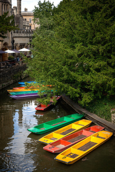 Punting boats Oxford UK