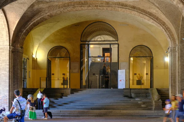 Juin 2022 Parme Italie Entrée Escaliers Palais Palazzo Pilotta Travers — Photo