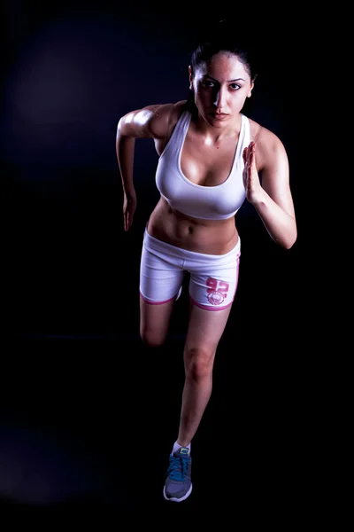 Genç fitness kadını