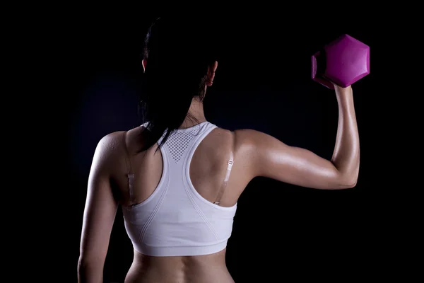 Genç fitness kadını