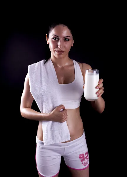 Genç fitness kadını
