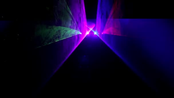 Discoteca Laser Show — Video Stock