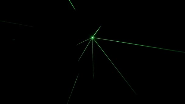 Pokaz laserowy disco — Wideo stockowe