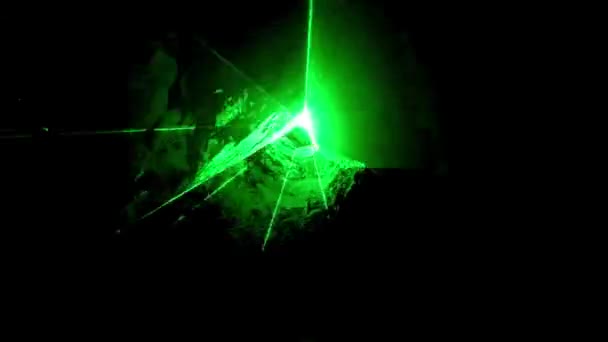 Discoteca Laser Show — Video Stock