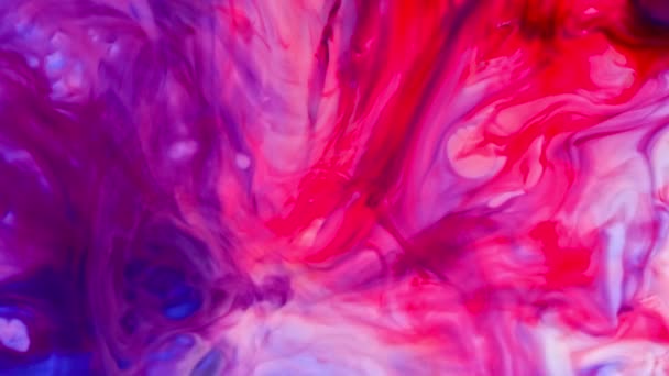 Πολύχρωμο Φόντο Μελανιού Αφηρημένη Πολύχρωμο Χρώμα Μελάνι Υγρό Έκρηξη Διάχυση — Αρχείο Βίντεο
