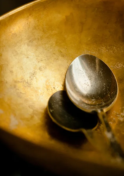 Tablo kaşık kase pişirme