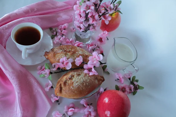 Frühlingsfrühstück — Stockfoto