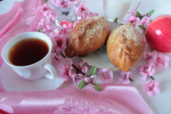 Frühlingsfrühstück — Stockfoto