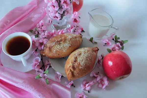 Frühlingsfrühstück — Stockfoto