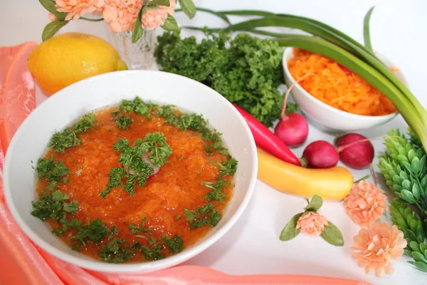 Sopa con zanahorias —  Fotos de Stock