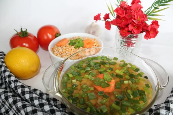 Erbsensuppe — Stockfoto