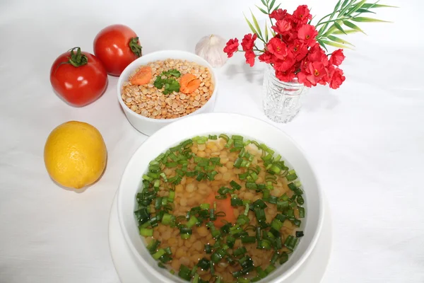 Erbsensuppe — Stockfoto