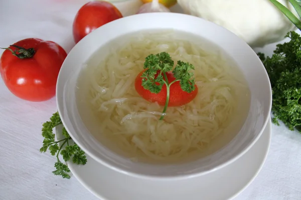 Sopa de repolho — Fotografia de Stock