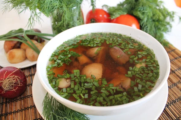 野菜の眼底スープ — ストック写真