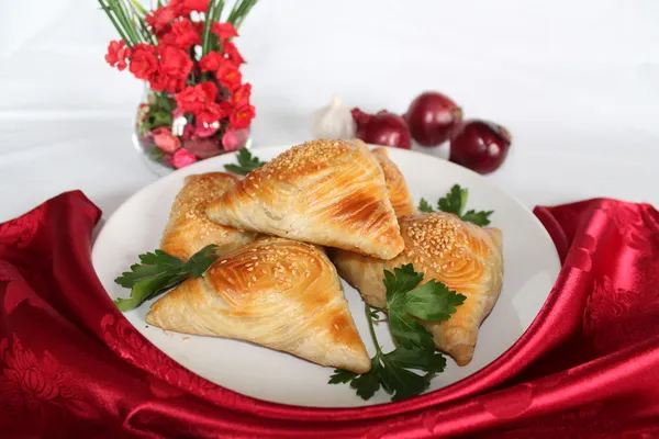 Samsa — Stock Photo, Image