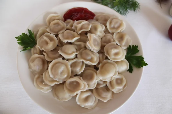 Pelmeni — Fotografie, imagine de stoc