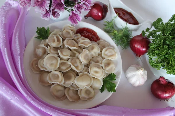 Pelmeni — Fotografia de Stock