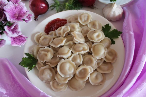 Pelmeni — Fotografia de Stock