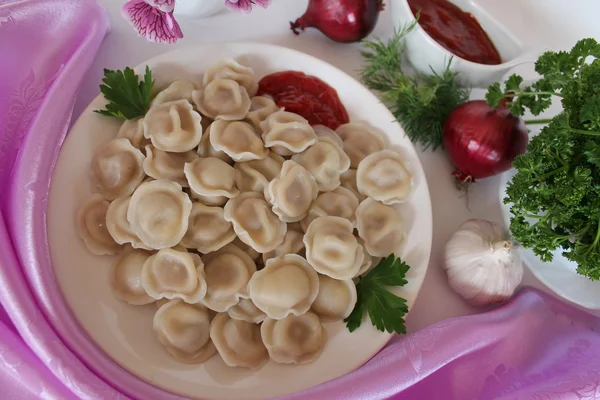 Pelmeni — Stock Photo, Image