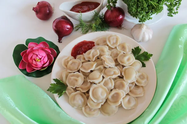 Pelmeni — Stockfoto