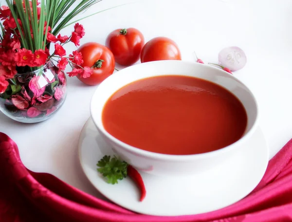 Sopa de tomate — Foto de Stock