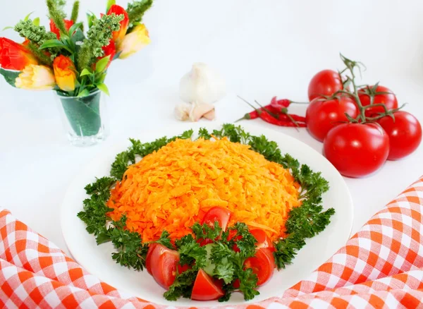 Havuç salatası — Stok fotoğraf