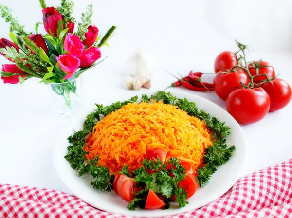 Havuç salatası — Stok fotoğraf