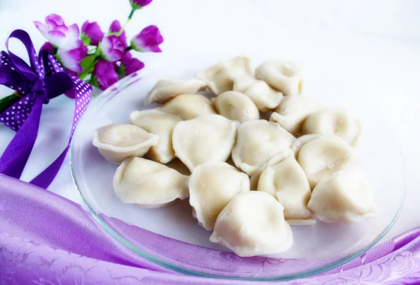 Vareniks with curd — Stock Photo, Image