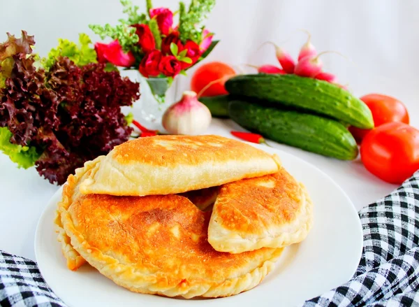 Chebureks — Stock Photo, Image