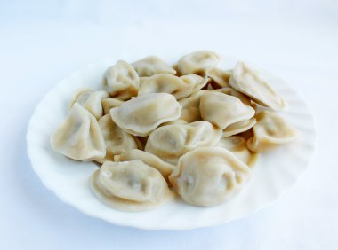 vareniks lapa Odalar ve patates ile