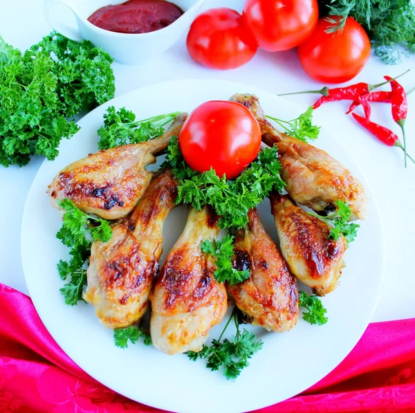 Chicken drumstick — Stock Photo, Image