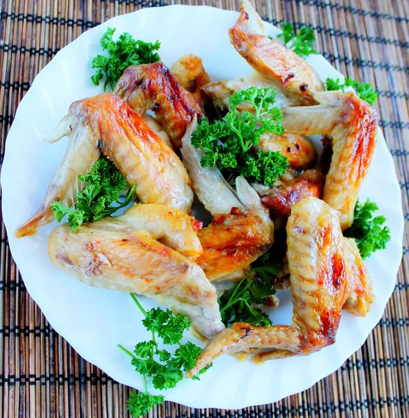 Asado de alas de pollo — Foto de Stock