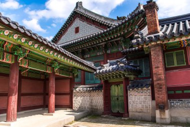 SEOUL, SOUTH KOREA - OCT 14, 2019 : Changdeokgung palace in Seoul,South Korea