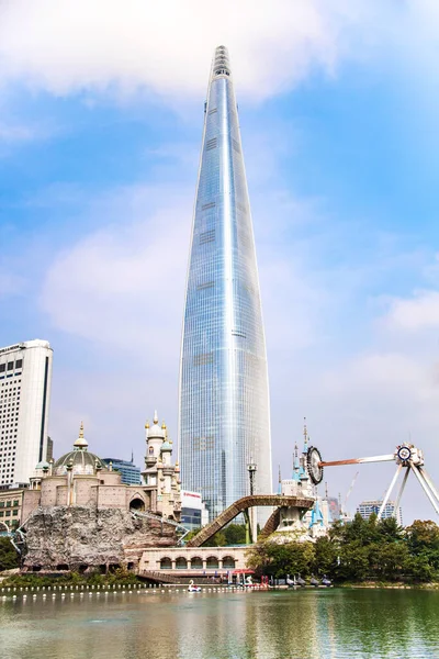 Seoul South Korea Oct 2019 Lotte Tower Lottle World Amusement — ストック写真