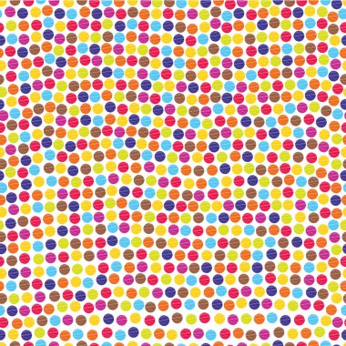 Dikişsiz desen, puantiyeli kumaş