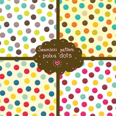 Dikişsiz desen, puantiyeli kumaş