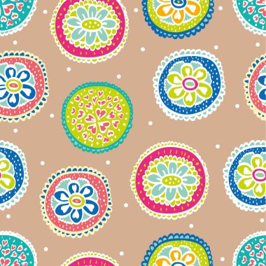 çiçeklerle süslü çiçek sorunsuz doku.