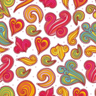 kesintisiz dalga çizilmiş desen.