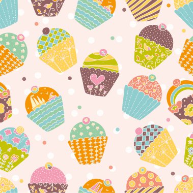 tatlı bir pasta. seamless modeli.