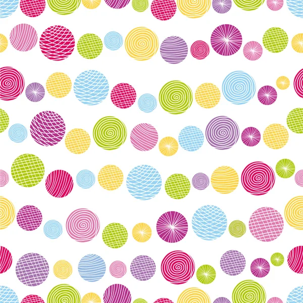 Wzór, tkaniny polka dot — Wektor stockowy