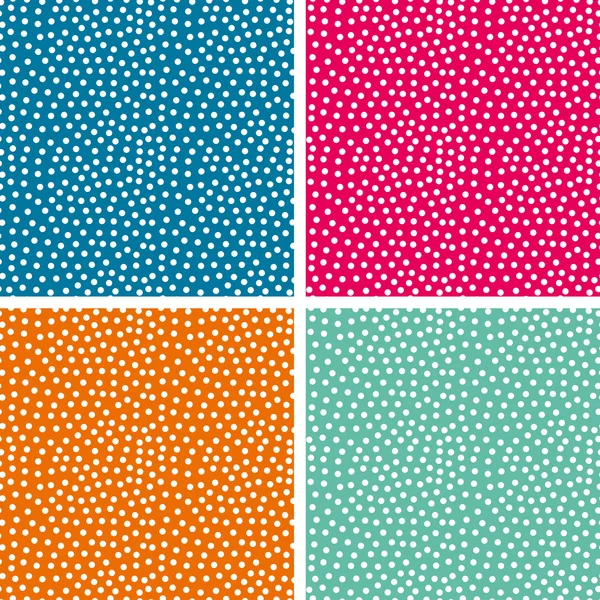 Motif sans couture, tissu à pois — Image vectorielle